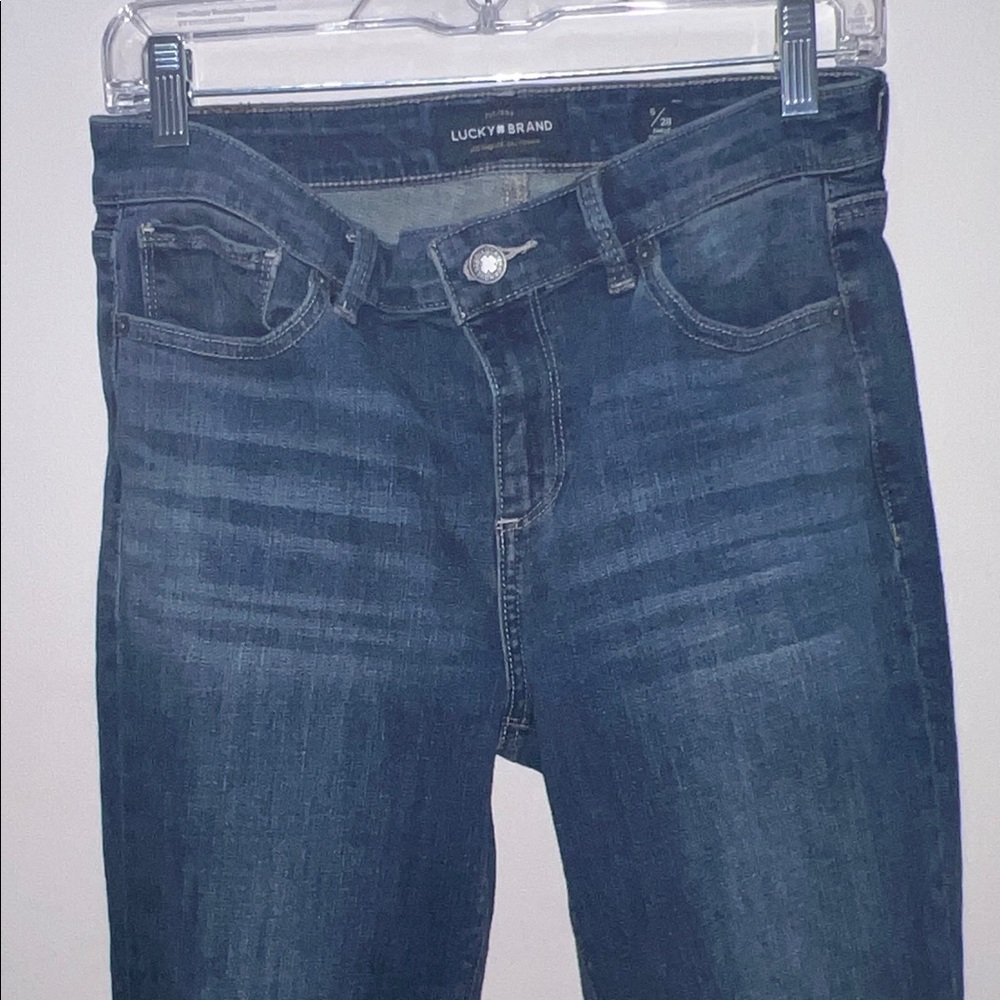 Lucky Brand Women's Dark Blue Skinny  Leg Jeans
